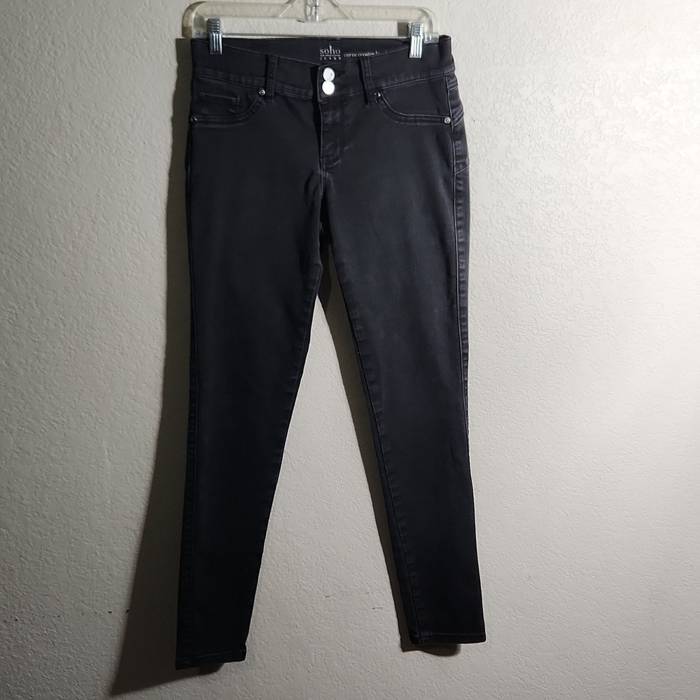 New York & Co Womens Legging Jeans Sizre 6 Curve Creator Black